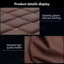 SEAMETAL 4Pcs Car Floor Mats Full Set Non-Slip Waterproof Foot Pad Front/Rear Wear-Resistant Auto Cargo Liner Carpet Universal