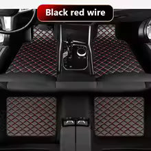 SEAMETAL 4Pcs Car Floor Mats Full Set Non-Slip Waterproof Foot Pad Front/Rear Wear-Resistant Auto Cargo Liner Carpet Universal